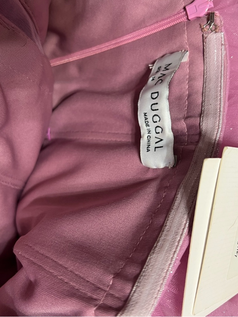 Mac Duggal Pink Ombré Barbie Princess Prom Dress 14 - Picture 5 of 10